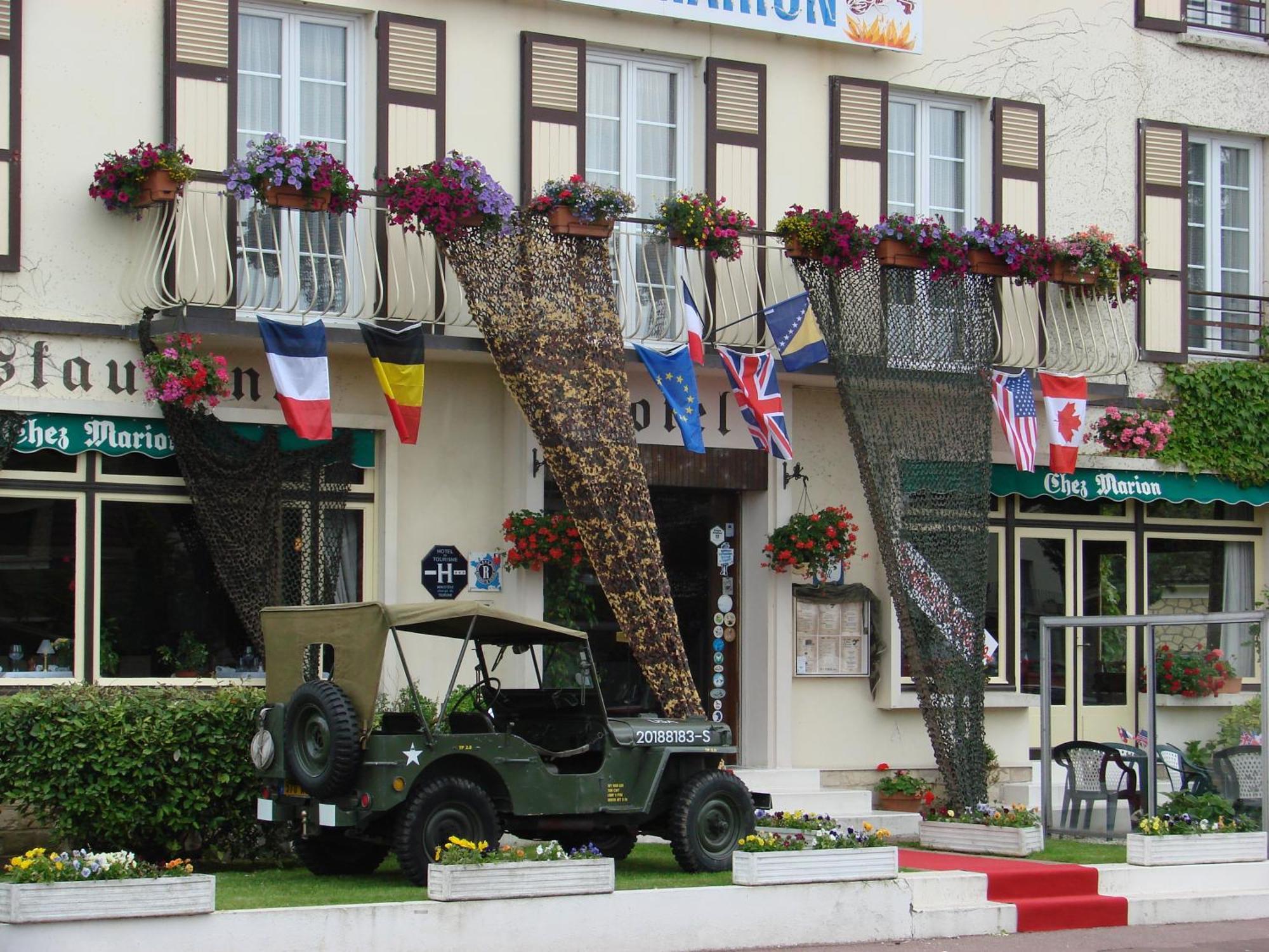 Hotel Chez-Marion Merville-Franceville-Plage Exterior foto